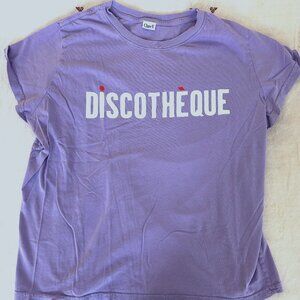 Clare V. Purple 'Discotheque' Tee